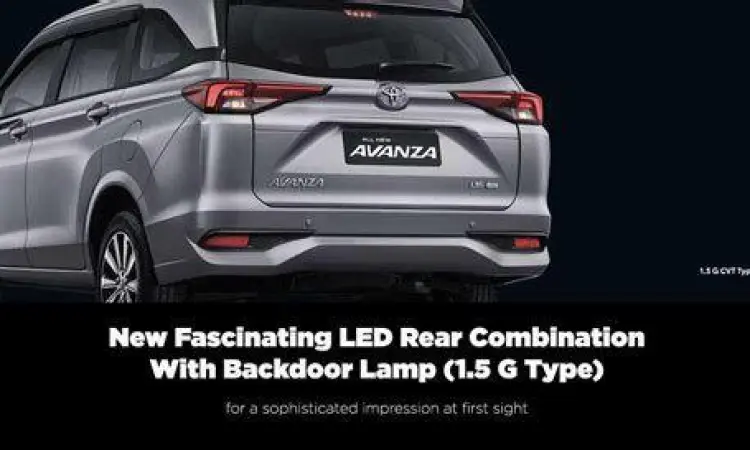 Desain eksterior Toyota Avanza terbaru dengan lampu LED