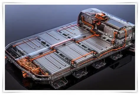 Teknologi Baterai Mobil Listrik Komponen baterai besar di bagian bawah sasis mobil listrik