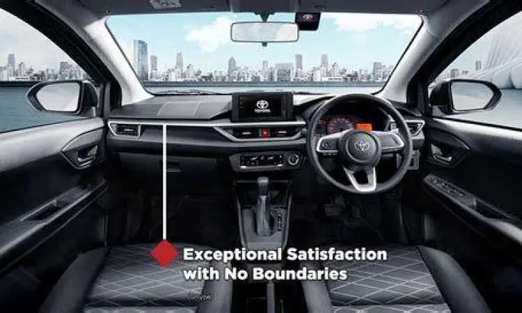 Interior Toyota Agya baru dashboard modern