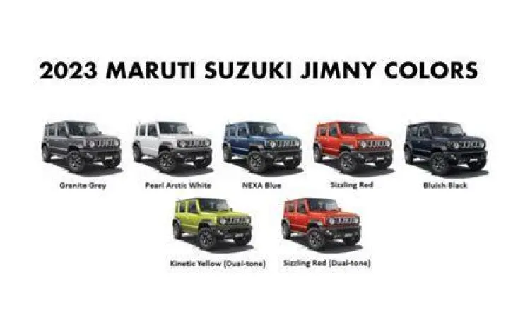 Pilihan warna Suzuki Jimny dari kinetic yellow hingga jungle green