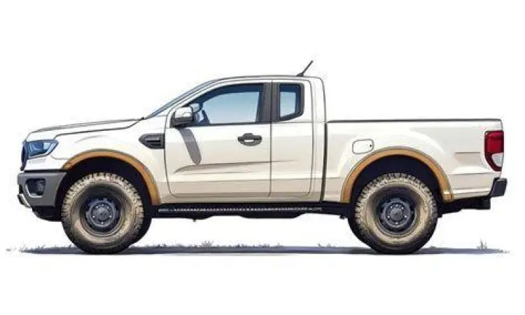 Ford Ranger melintasi medan off-road ekstrim