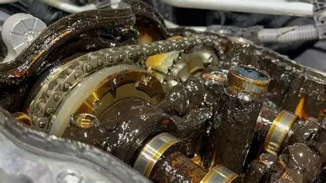 Bahaya Oil Sludge Kondisi mesin mobil yang terkena lumpur oli