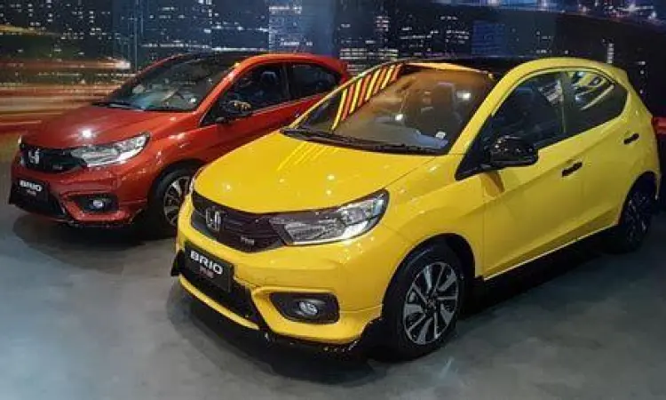 Eksterior Honda Brio RS 2021 warna kuning