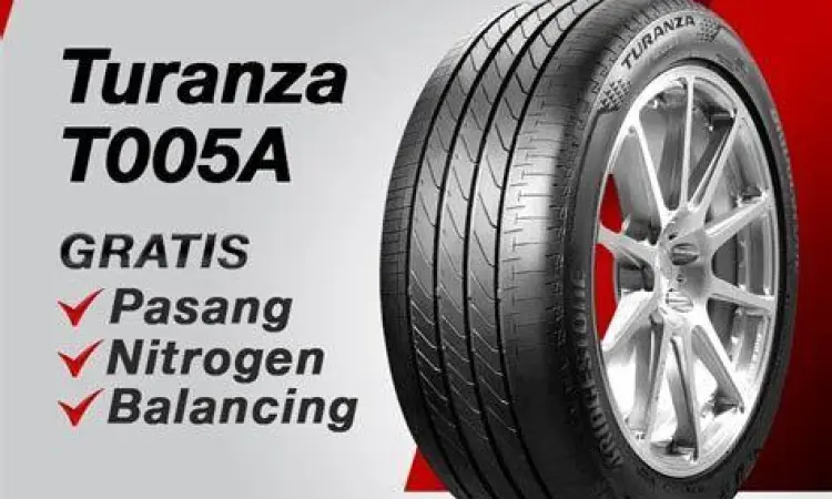 Bridgestone Turanza T005A Detail tapak ban Bridgestone Turanza T005A