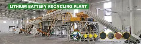 Daur Ulang Baterai Pabrik daur ulang baterai lithium