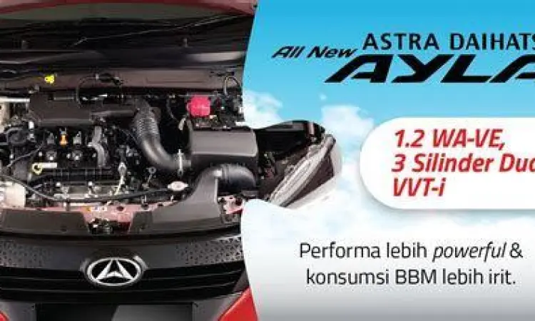 Mesin 1.2L Dual VVT-i Daihatsu Ayla