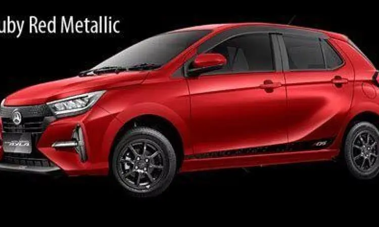 Pilihan warna Ruby Red Daihatsu Ayla