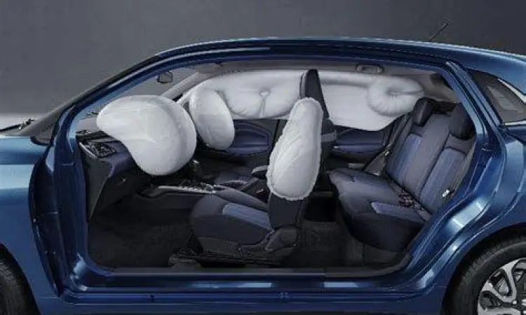 Fitur Keselamatan Suzuki Baleno Sistem keamanan 6 airbags pada Suzuki Baleno