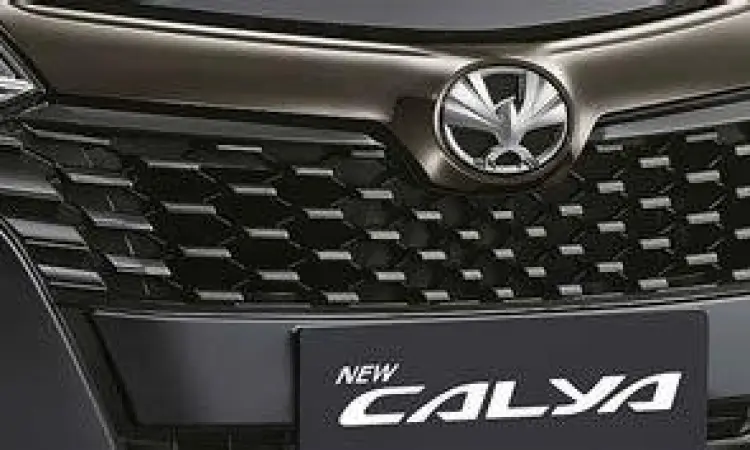Desain eksterior Toyota Calya 2022 dengan grille baru