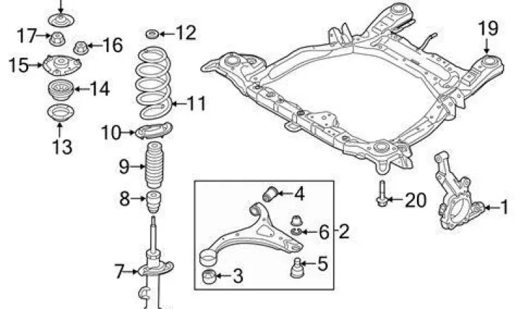 Pemeriksaan suspensi mobil Kia Sorento bekas