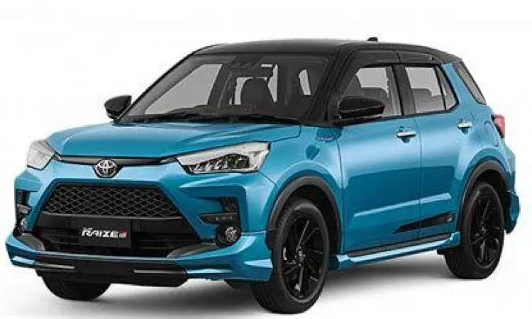Toyota Raize 2021 Eksterior Toyota Raize 2021 berwarna kuning