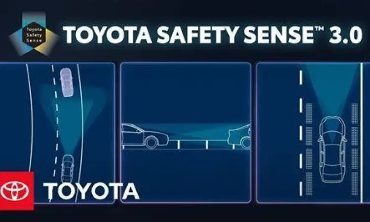 Fitur TSS Toyota Indikator Toyota Safety Sense di panel instrumen
