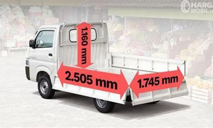 Kapasitas muatan bak Suzuki Carry Pick Up