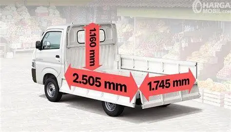 Bak Luas Suzuki Carry Kapasitas muatan bak Suzuki Carry Pick Up