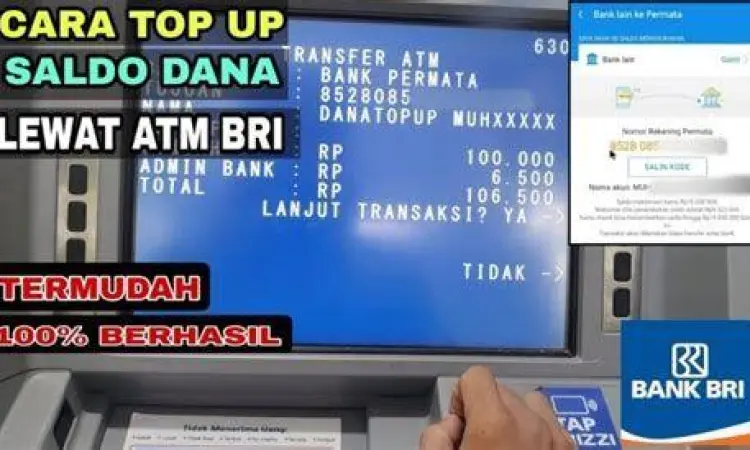 Transfer DANA lewat ATM BRI Langkah transfer dana di mesin ATM BRI