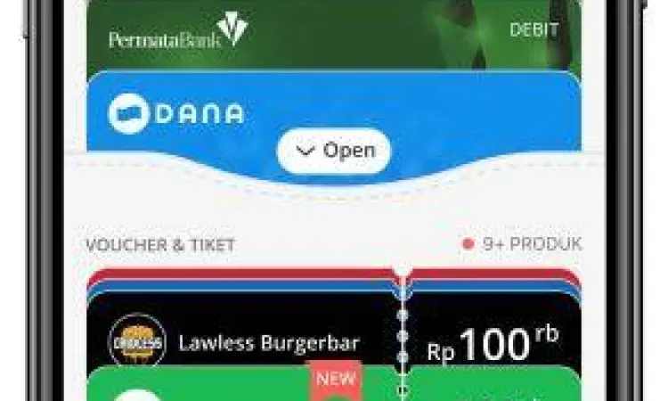 DANA Digital Wallet Application Aplikasi DANA di smartphone