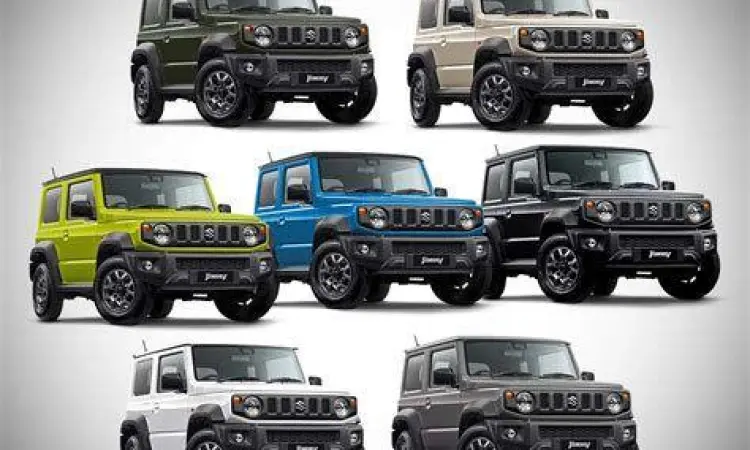 Pilihan warna Suzuki Jimny terbaru