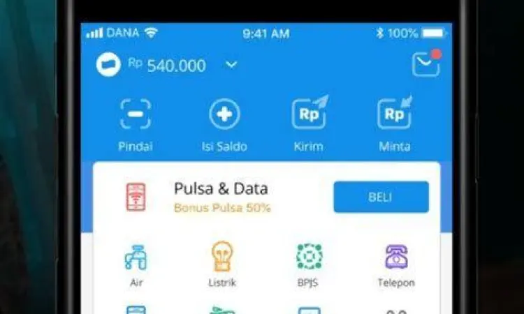 Langkah top up DANA lewat BRImo