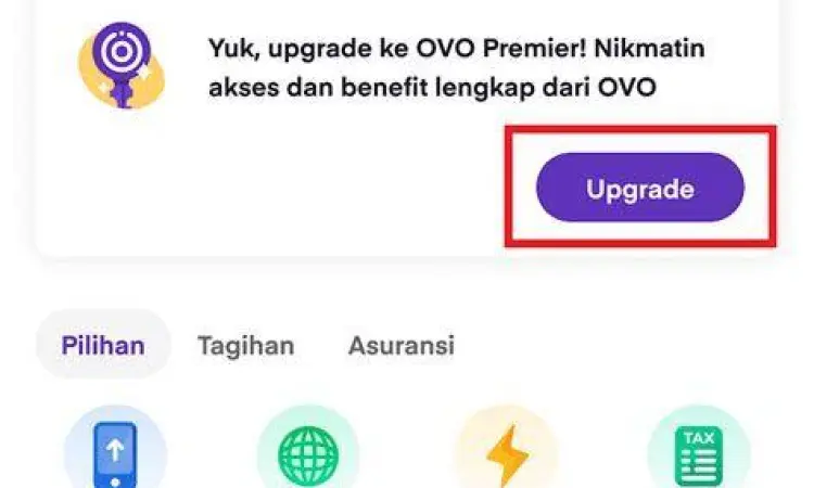 Status Akun OVO Premier Verifikasi akun OVO Premier untuk fitur transfer