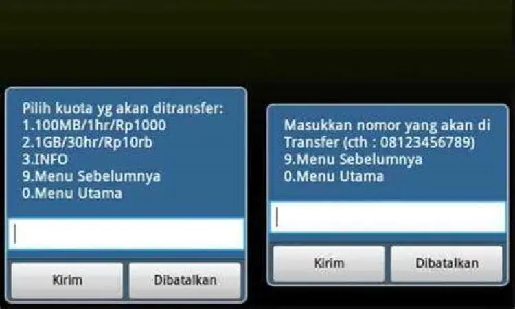 Kode Dial Bagi Kuota Menu kode dial UMB Telkomsel untuk bagi data