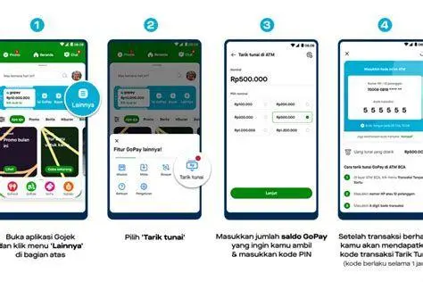 Tarik Tunai Tanpa Kartu Fitur tarik tunai gopay tanpa kartu di atm bca