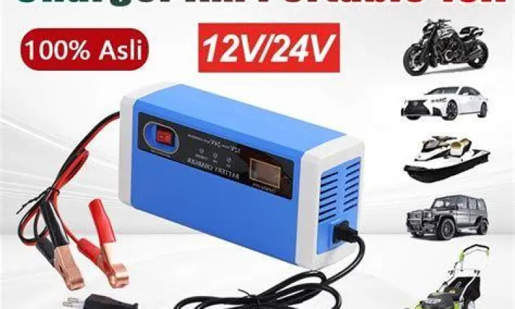 Charger Aki Portable alat cas aki mobil portable terbaik