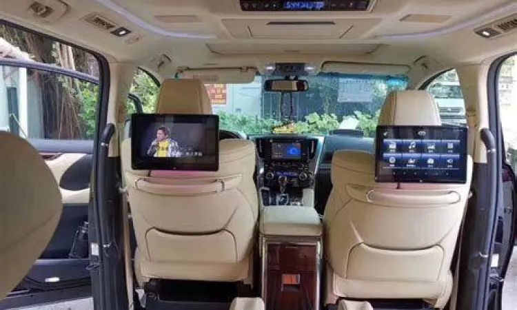 Entertainment System Alphard Layar hiburan kabin belakang Toyota Alphard