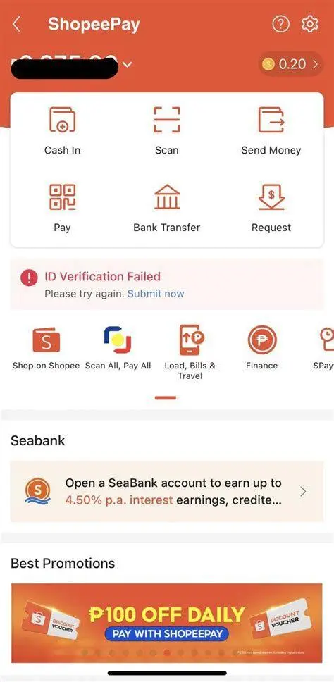 Verifikasi ShopeePay Plus Proses verifikasi ShopeePay Plus menggunakan KTP