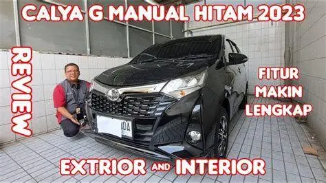 Toyota Calya Black Edition Warna hitam Toyota Calya tipe G manual