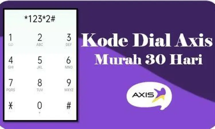 Kode Dial Axis Layar smartphone menunjukkan kode dial USSD Axis
