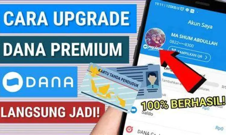 Proses verifikasi akun DANA Premium untuk akses transfer
