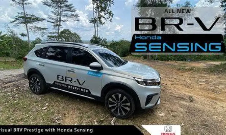 Ilustrasi cara kerja fitur Honda Sensing pada BR-V