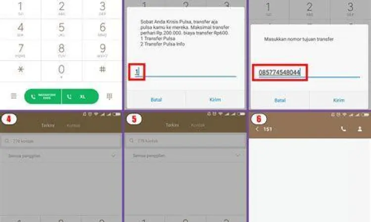 Menu kode dial USSD Indosat