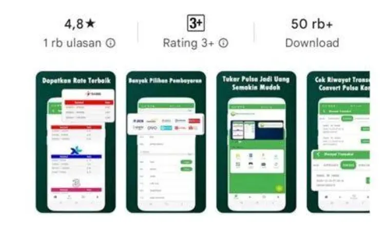 Aplikasi Convert Pulsa Aplikasi convert pulsa terpercaya di Indonesia