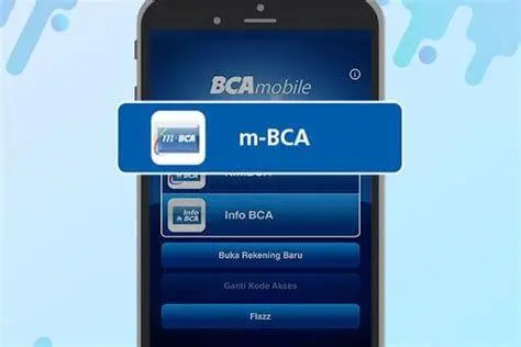 Aplikasi m-BCA Tampilan aplikasi m-BCA untuk transfer digital