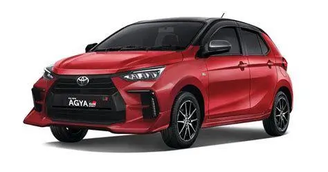 Toyota Agya GR Sport Toyota Agya GR Sport warna merah