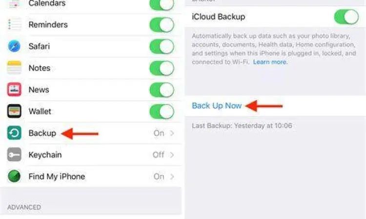 iCloud Backup Restore Cadangan iCloud untuk iPhone