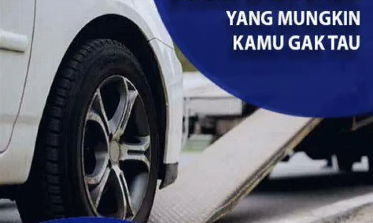 Towing vs Derek Perbedaan visual antara truk towing gendong dan derek tarik