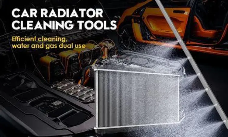 Kuras Radiator Berkala Proses menguras air radiator mobil di bengkel