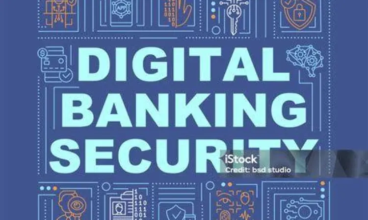 Ilustrasi keamanan transaksi bank digital