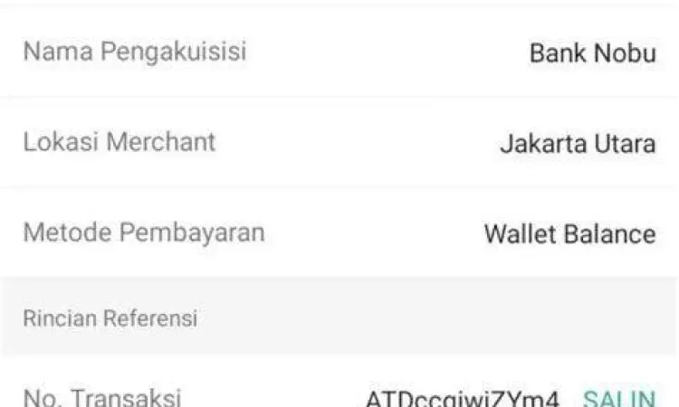 Metode pembayaran QRIS untuk transfer saldo