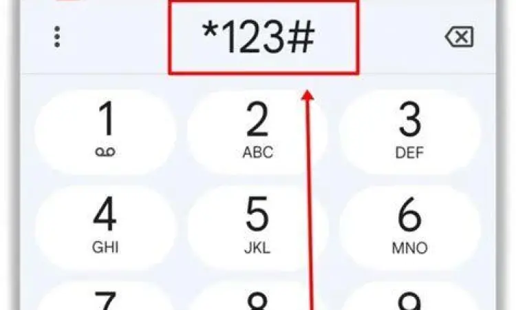 Tampilan menu dial up untuk transfer kuota Indosat
