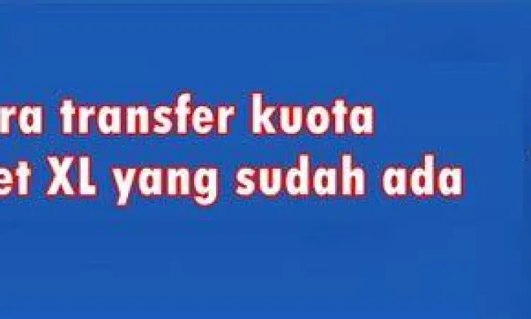 Infografis syarat transfer kuota internet