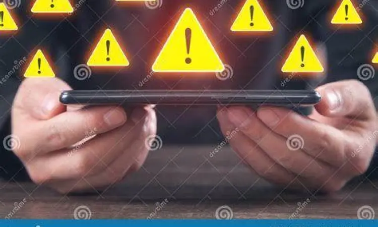 Kendala Transfer Data Ilustrasi gangguan teknis pada smartphone