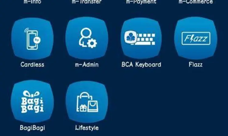Aplikasi i.saku dan BCA Mobile di smartphone