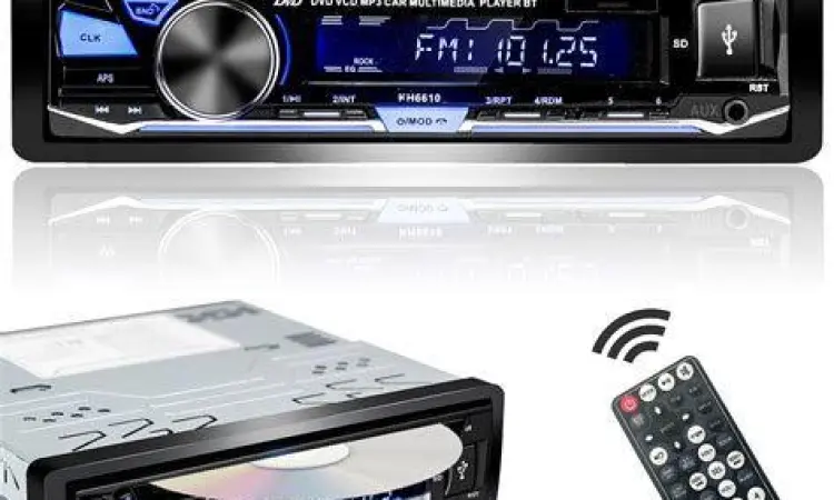 Tape mobil model single din dengan fitur bluetooth