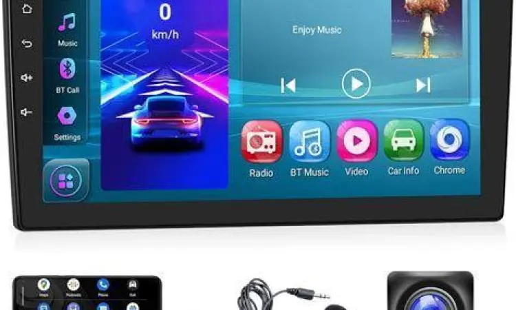 Head unit android mobil dengan layar sentuh