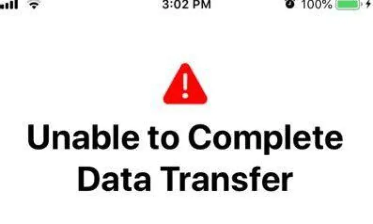 Ilustrasi gangguan koneksi saat transfer data