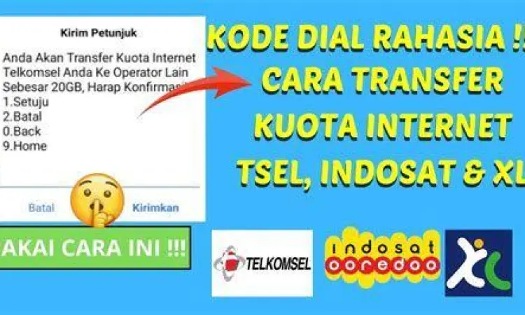 Berbagi Kuota Internet Panduan cara transfer paket data antar operator