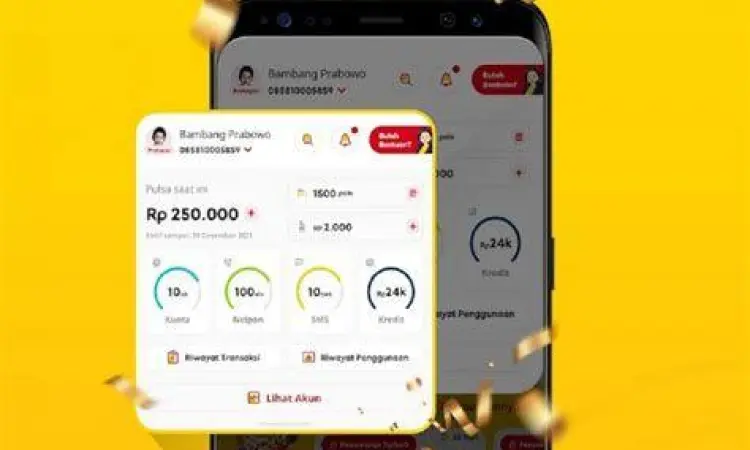 Proses kirim gift paket data di aplikasi MyIM3